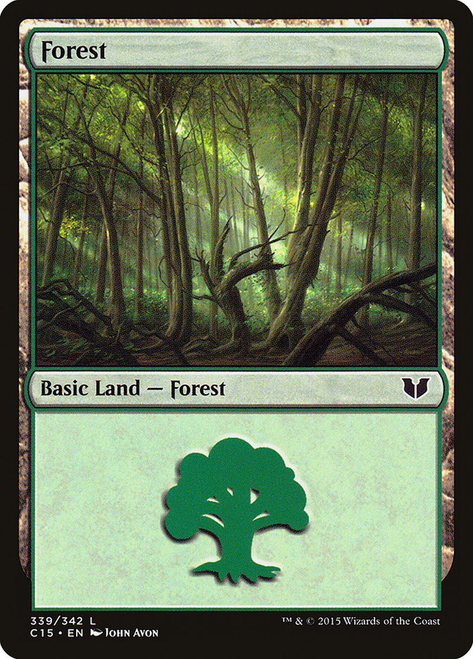 Forest (339) [Commander 2015] | Game Grid - Logan