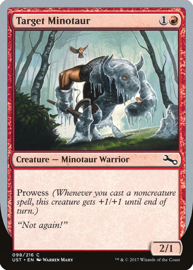 Target Minotaur (Ice Art) [Unstable] | Game Grid - Logan