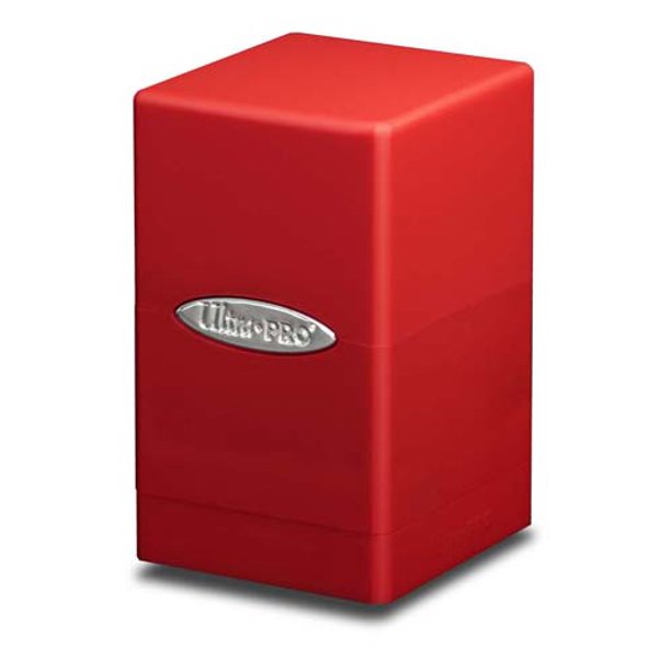 UltraPro Satin Tower Deck Box - Red | Game Grid - Logan