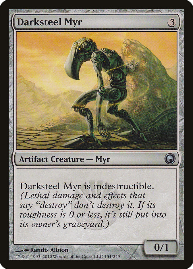 Darksteel Myr [Scars of Mirrodin] | Game Grid - Logan