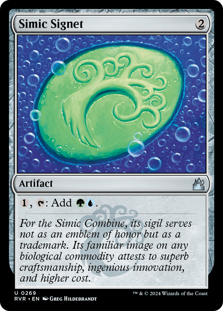 Simic Signet [Ravnica Remastered] | Game Grid - Logan