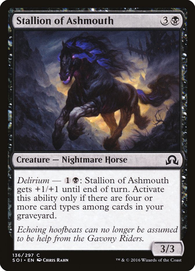 Stallion of Ashmouth [Shadows over Innistrad] | Game Grid - Logan