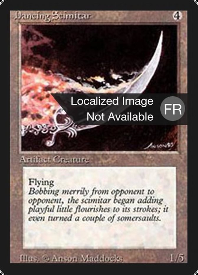 Dancing Scimitar [Foreign Black Border] | Game Grid - Logan