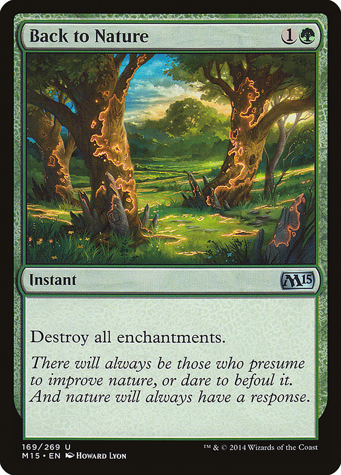 Back to Nature [Magic 2015] | Game Grid - Logan