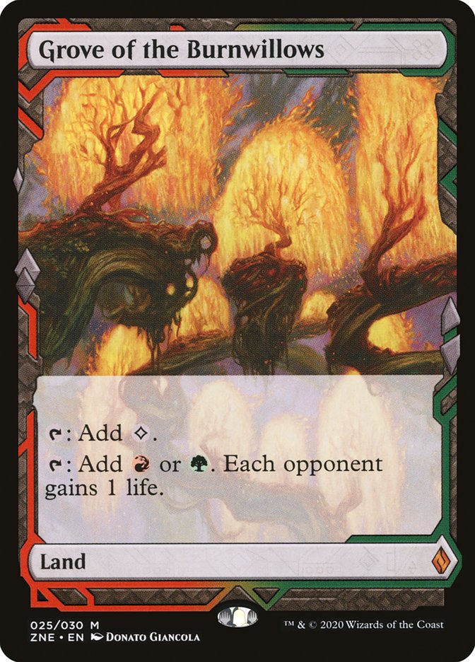 Grove of the Burnwillows (Expeditions) [Zendikar Rising Expeditions] | Game Grid - Logan