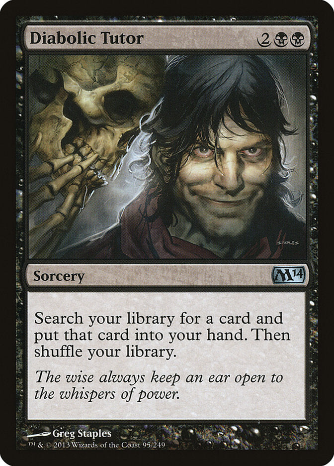 Diabolic Tutor [Magic 2014] | Game Grid - Logan