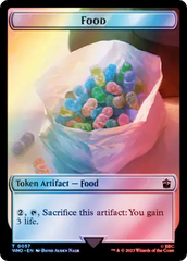 Horse // Food (0057) Double-Sided Token (Surge Foil) [Doctor Who Tokens] | Game Grid - Logan