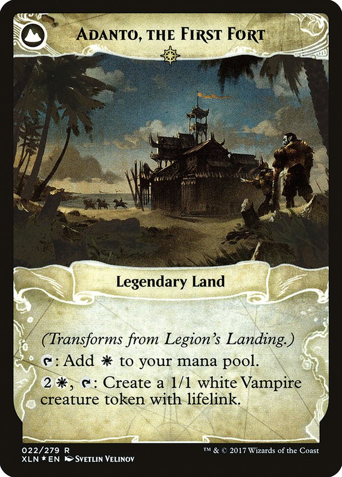 Legion's Landing // Adanto, the First Fort [Ixalan Prerelease Promos] | Game Grid - Logan