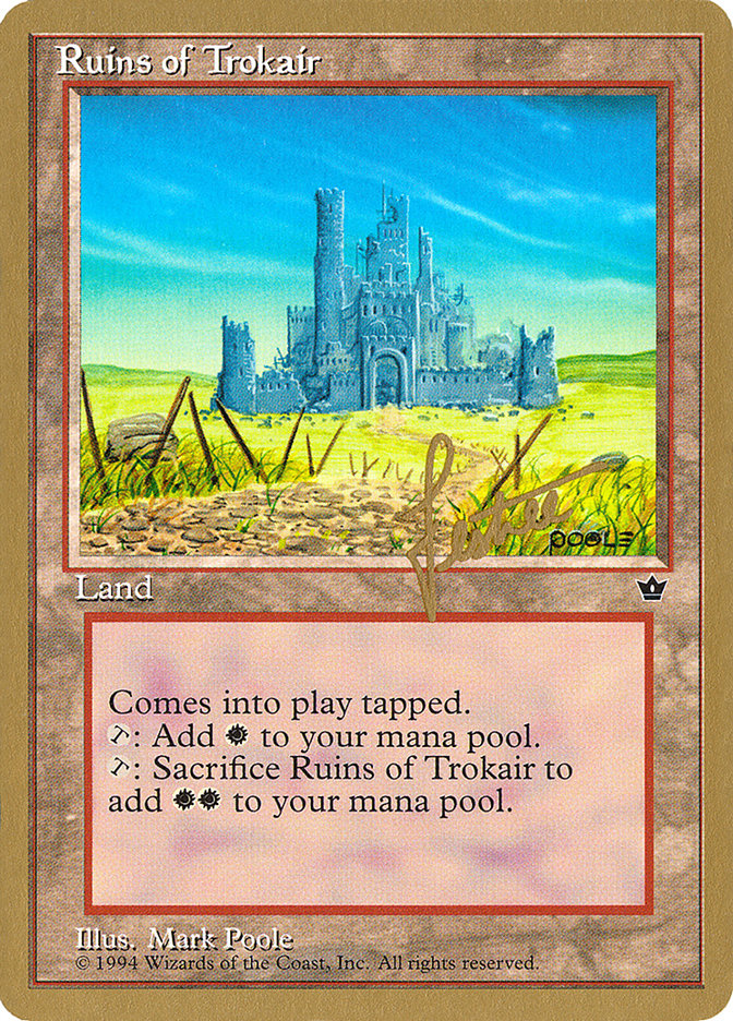 Ruins of Trokair (Bertrand Lestree) [Pro Tour Collector Set] | Game Grid - Logan