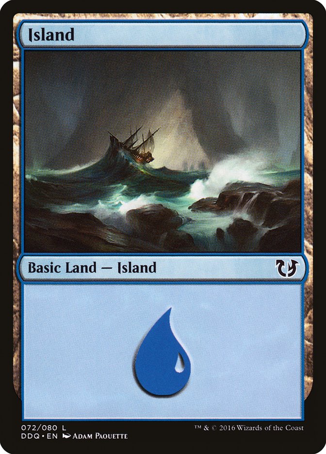 Island (72) [Duel Decks: Blessed vs. Cursed] | Game Grid - Logan