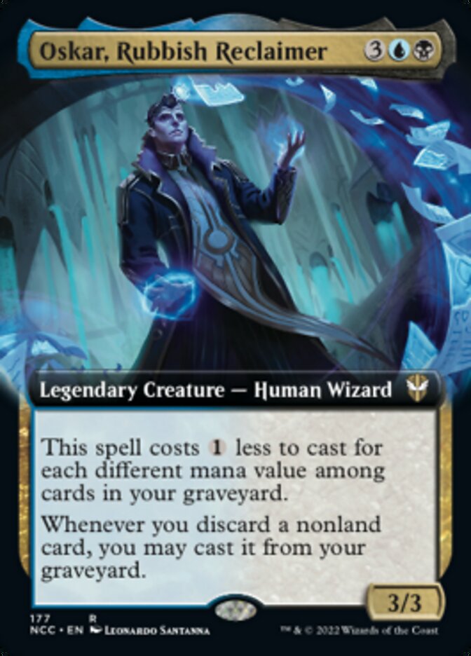 Oskar, Rubbish Reclaimer (Extended Art) [Streets of New Capenna Commander] | Game Grid - Logan