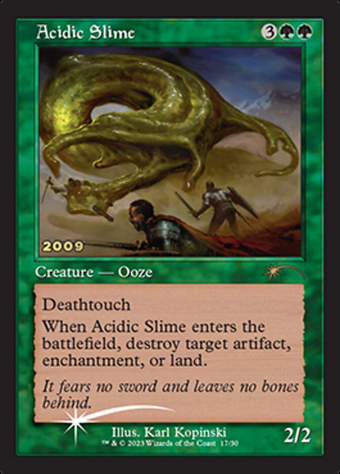 Acidic Slime [30th Anniversary Promos] | Game Grid - Logan