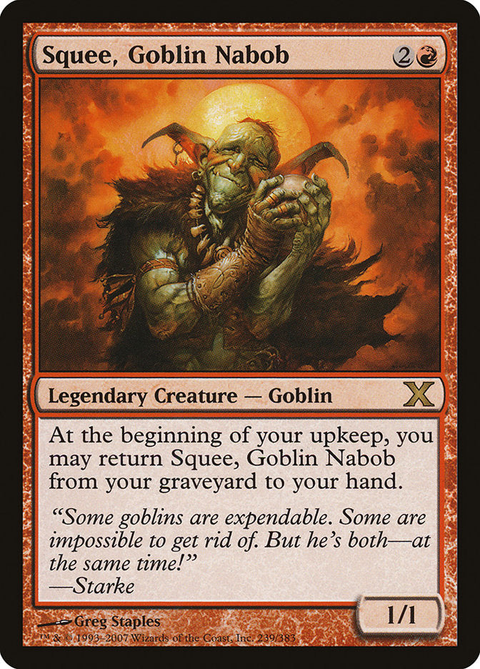 Squee, Goblin Nabob [Tenth Edition] | Game Grid - Logan