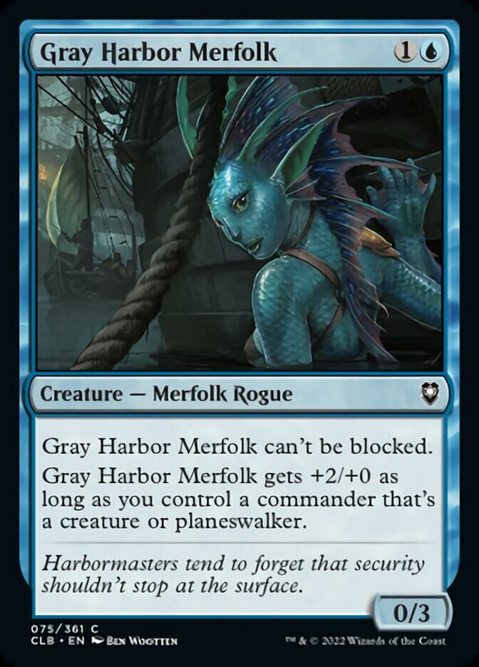 Gray Harbor Merfolk [Commander Legends: Battle for Baldur's Gate] | Game Grid - Logan