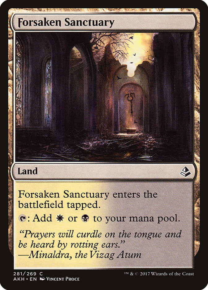 Forsaken Sanctuary [Amonkhet] | Game Grid - Logan