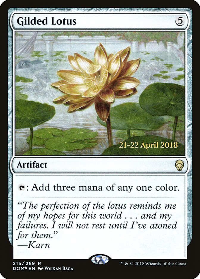 Gilded Lotus [Dominaria Prerelease Promos] | Game Grid - Logan