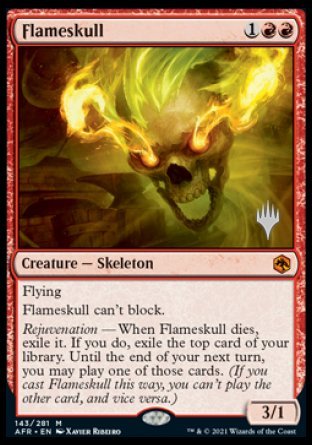 Flameskull (Promo Pack) [Dungeons & Dragons: Adventures in the Forgotten Realms Promos] | Game Grid - Logan