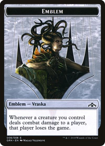 Vraska Emblem // Human Double-Sided Token [Challenger Decks 2020 Tokens] | Game Grid - Logan