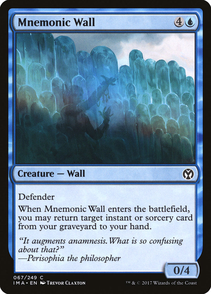 Mnemonic Wall [Iconic Masters] | Game Grid - Logan