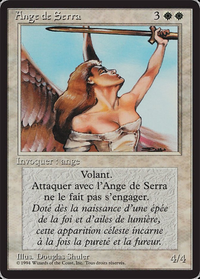 Serra Angel [Foreign Black Border] | Game Grid - Logan