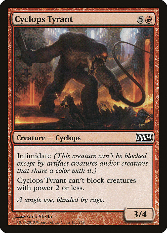 Cyclops Tyrant [Magic 2014] | Game Grid - Logan