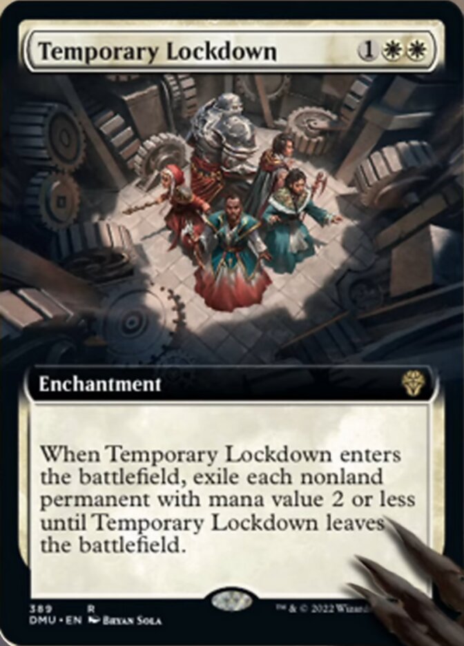 Temporary Lockdown (Extended Art) [Dominaria United] | Game Grid - Logan