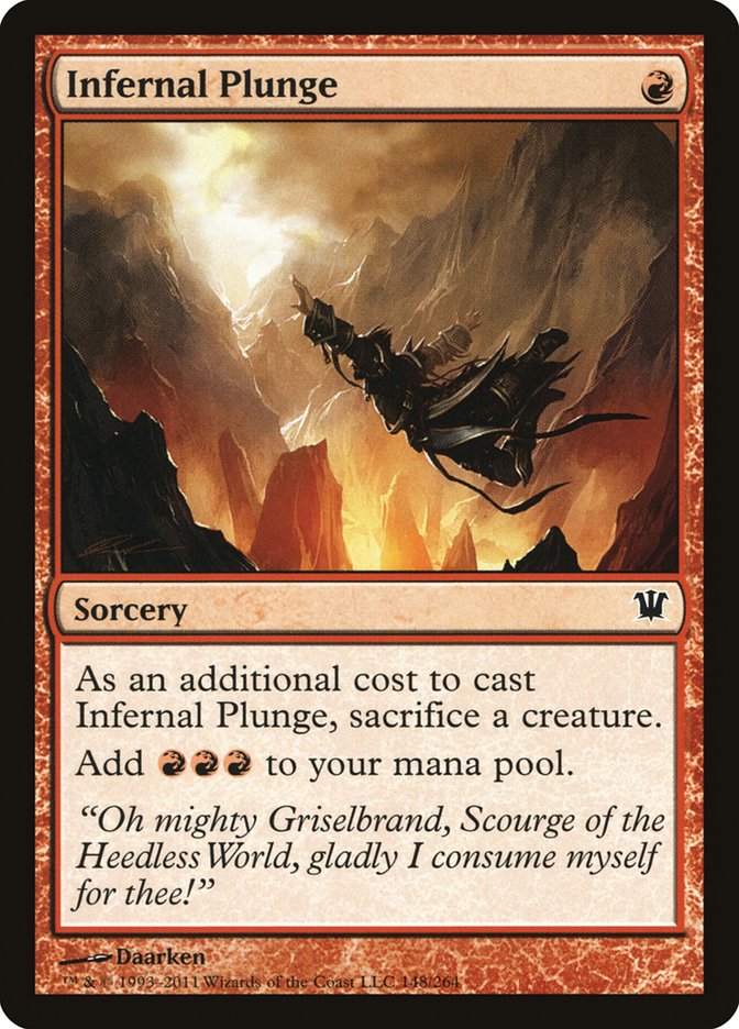 Infernal Plunge [Innistrad] | Game Grid - Logan