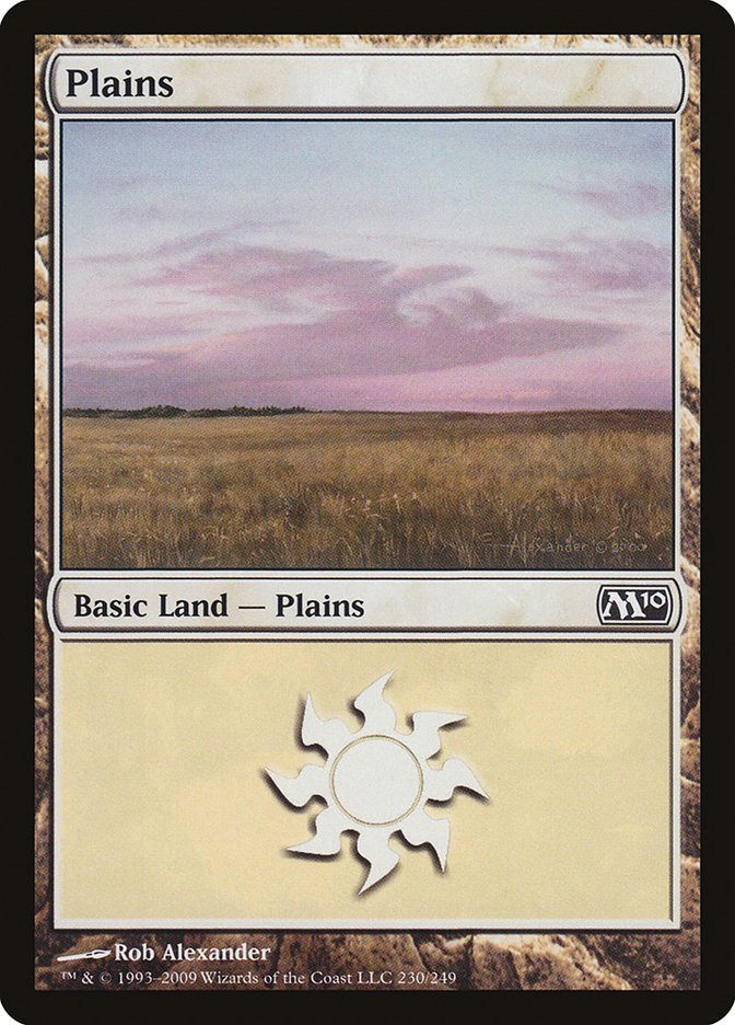 Plains (230) [Magic 2010] | Game Grid - Logan