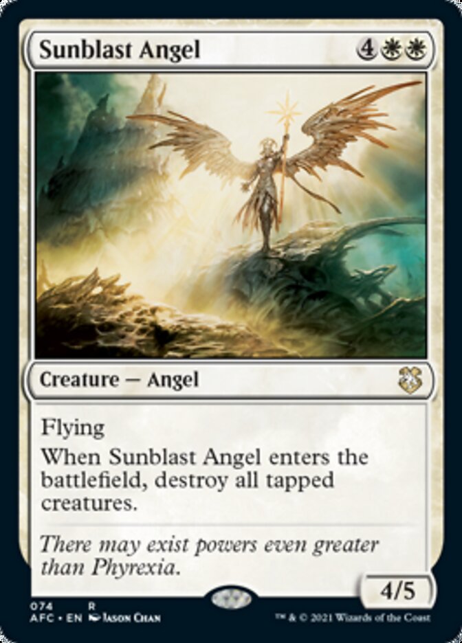Sunblast Angel [Dungeons & Dragons: Adventures in the Forgotten Realms Commander] | Game Grid - Logan