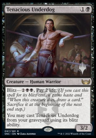 Tenacious Underdog (Promo Pack) [Streets of New Capenna Promos] | Game Grid - Logan