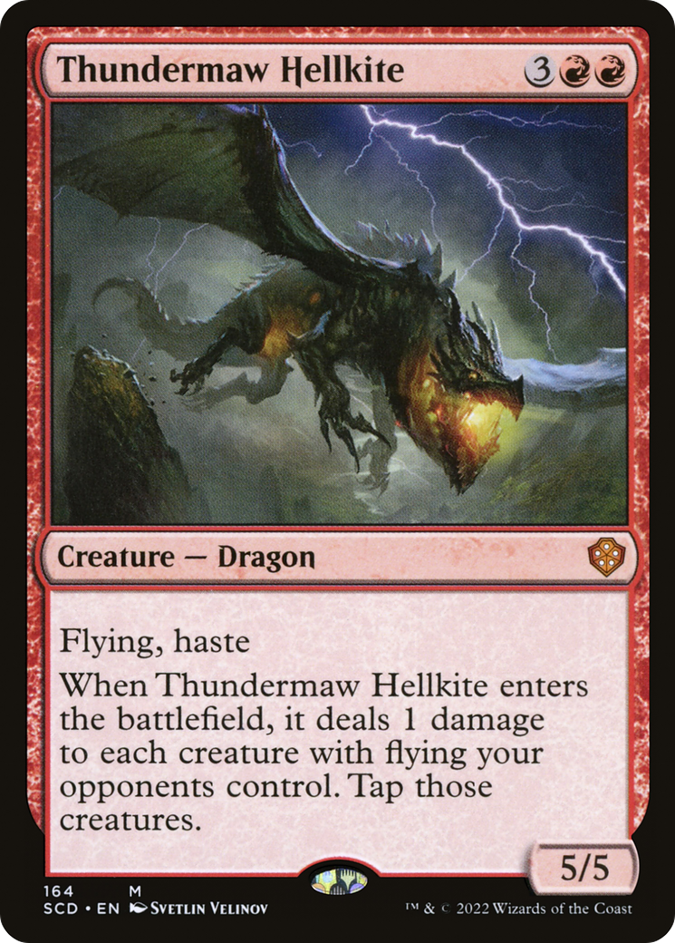Thundermaw Hellkite [Starter Commander Decks] | Game Grid - Logan