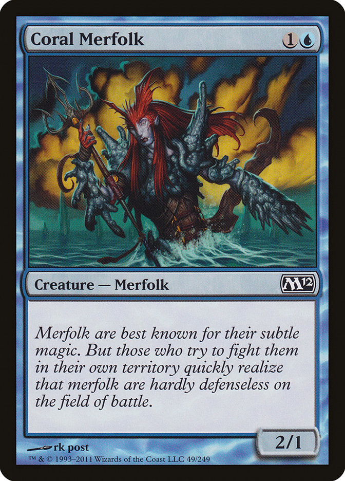 Coral Merfolk [Magic 2012] | Game Grid - Logan