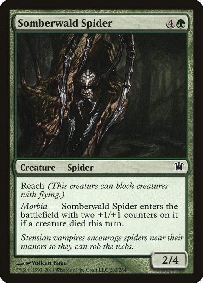 Somberwald Spider [Innistrad] | Game Grid - Logan