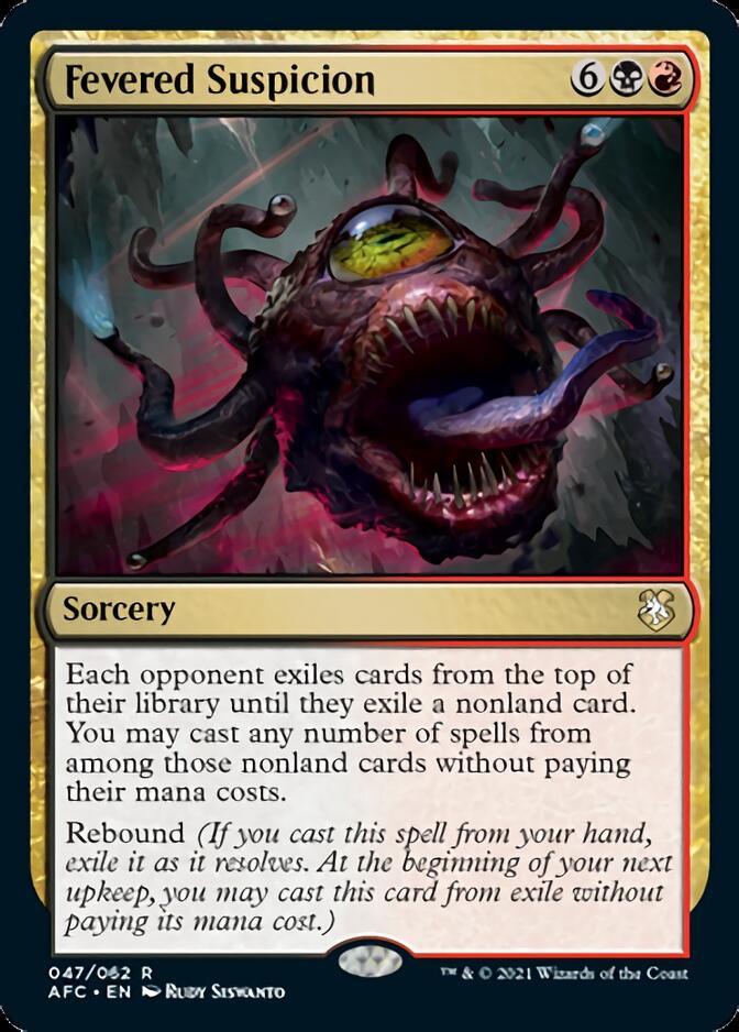 Fevered Suspicion [Dungeons & Dragons: Adventures in the Forgotten Realms Commander] | Game Grid - Logan