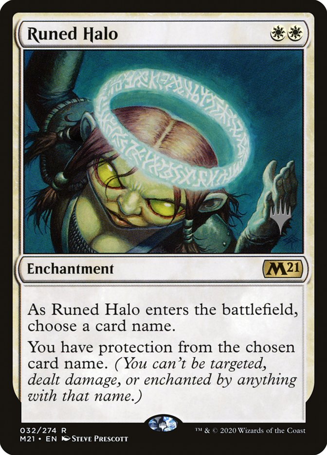 Runed Halo (Promo Pack) [Core Set 2021 Promos] | Game Grid - Logan