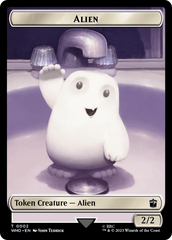 Alien // Cyberman Double-Sided Token [Doctor Who Tokens] | Game Grid - Logan