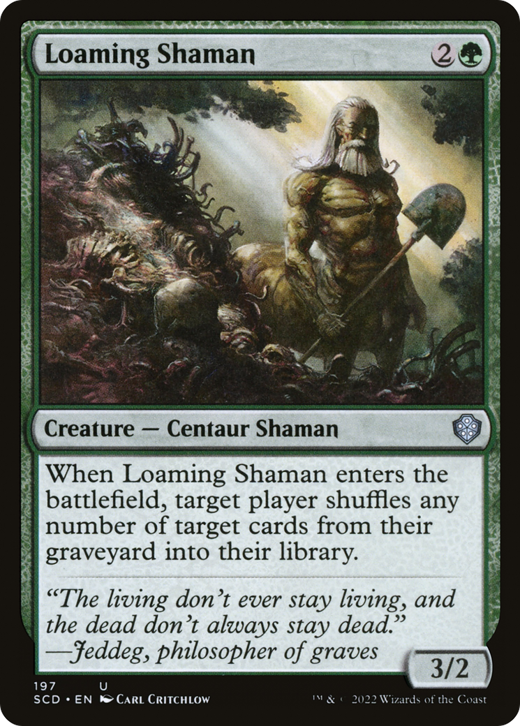 Loaming Shaman [Starter Commander Decks] | Game Grid - Logan