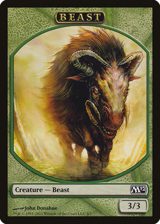 Beast Token [Magic 2012 Tokens] | Game Grid - Logan