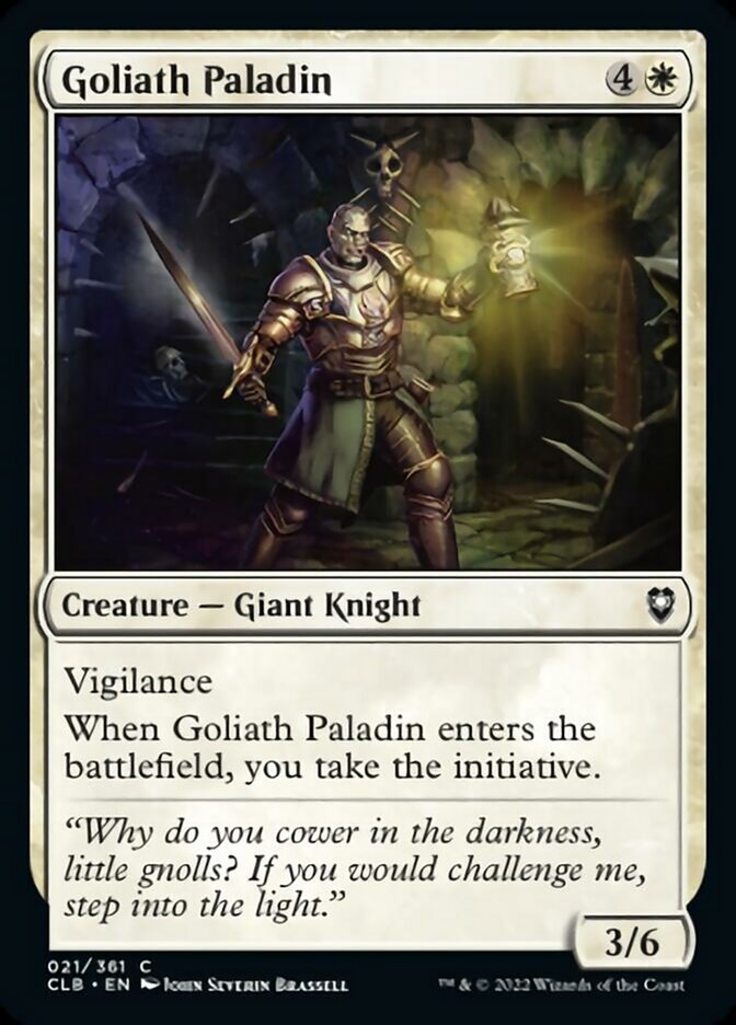 Goliath Paladin [Commander Legends: Battle for Baldur's Gate] | Game Grid - Logan