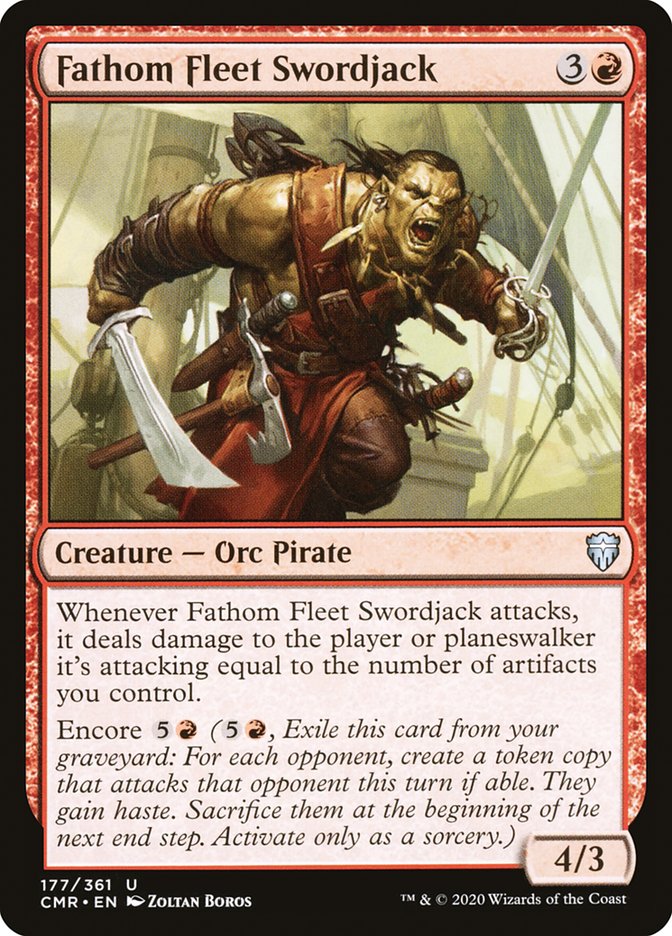 Fathom Fleet Swordjack [Commander Legends] | Game Grid - Logan