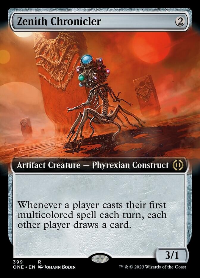 Zenith Chronicler (Extended Art) [Phyrexia: All Will Be One] | Game Grid - Logan