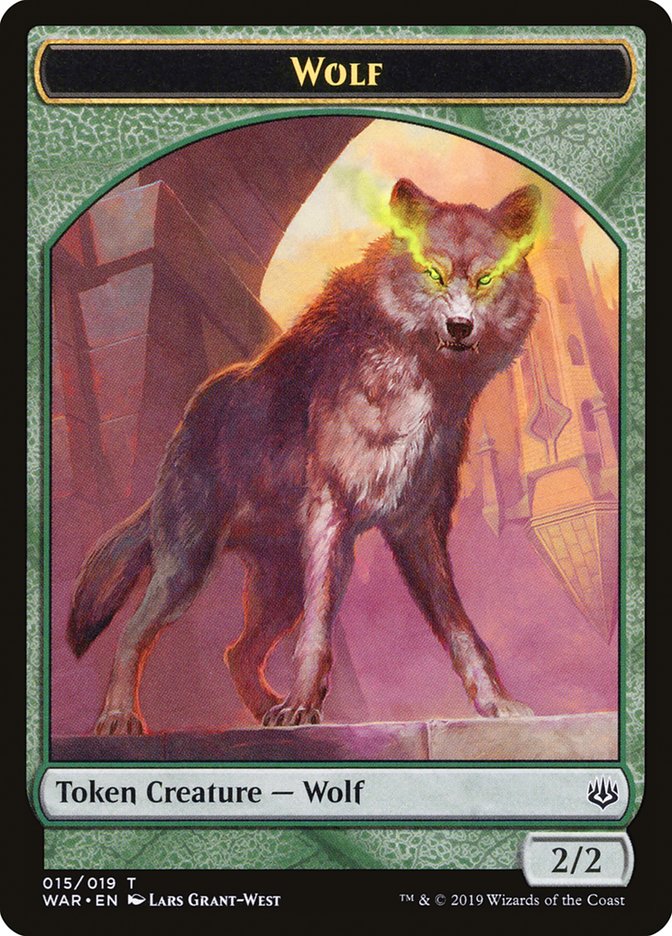 Wolf Token [War of the Spark Tokens] | Game Grid - Logan