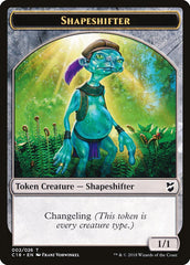 Zombie // Shapeshifter Double-Sided Token [Commander 2018 Tokens] | Game Grid - Logan