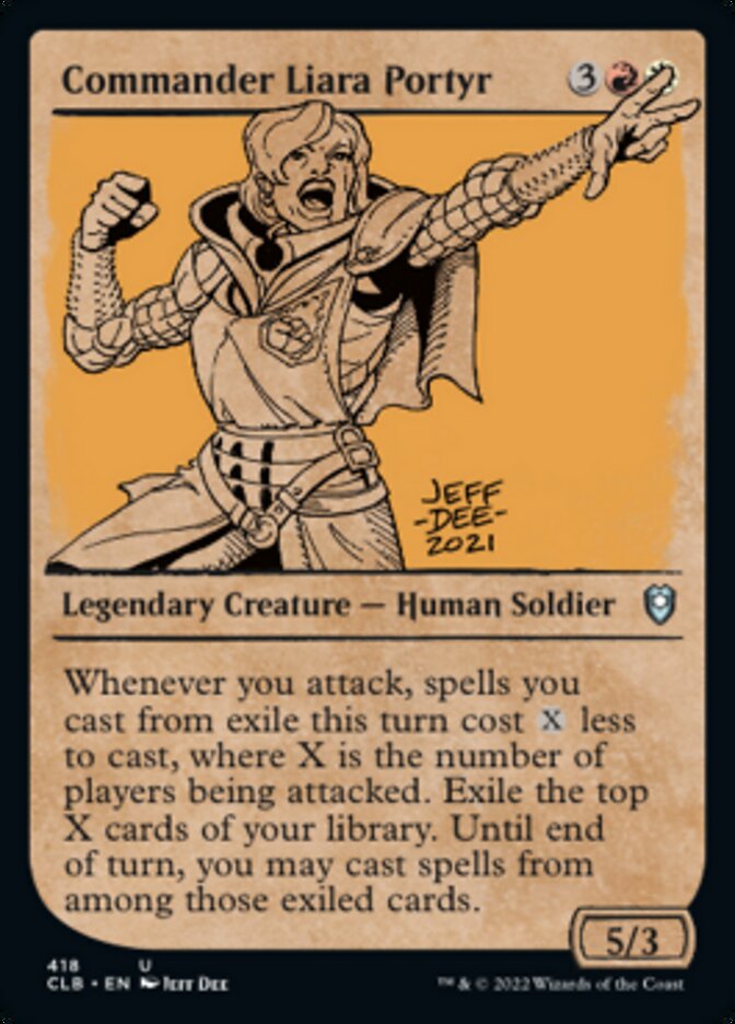 Commander Liara Portyr (Showcase) [Commander Legends: Battle for Baldur's Gate] | Game Grid - Logan