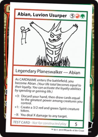 Abian, Luvion Usurper (2021 Edition) [Mystery Booster Playtest Cards] | Game Grid - Logan