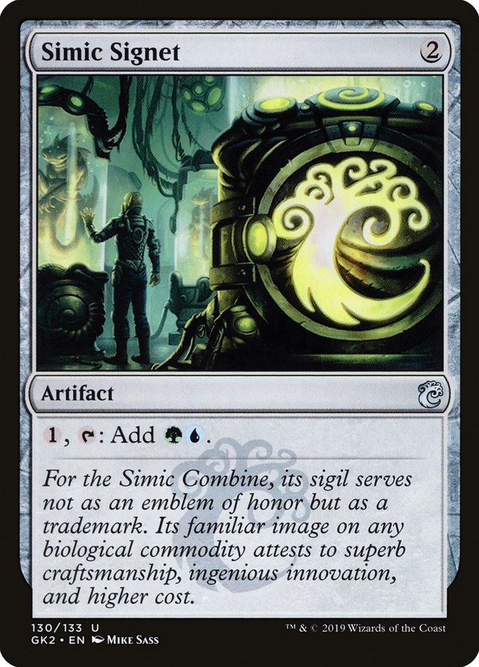 Simic Signet [Ravnica Allegiance Guild Kit] | Game Grid - Logan