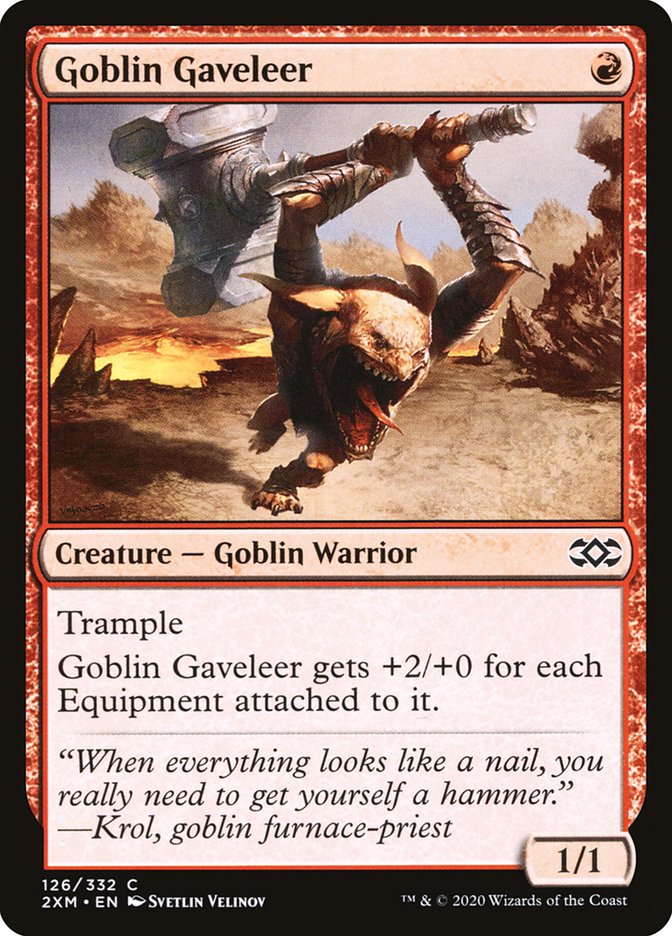Goblin Gaveleer [Double Masters] | Game Grid - Logan