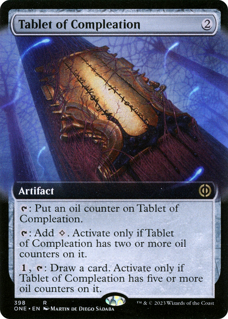 Tablet of Compleation (Extended Art) [Phyrexia: All Will Be One] | Game Grid - Logan