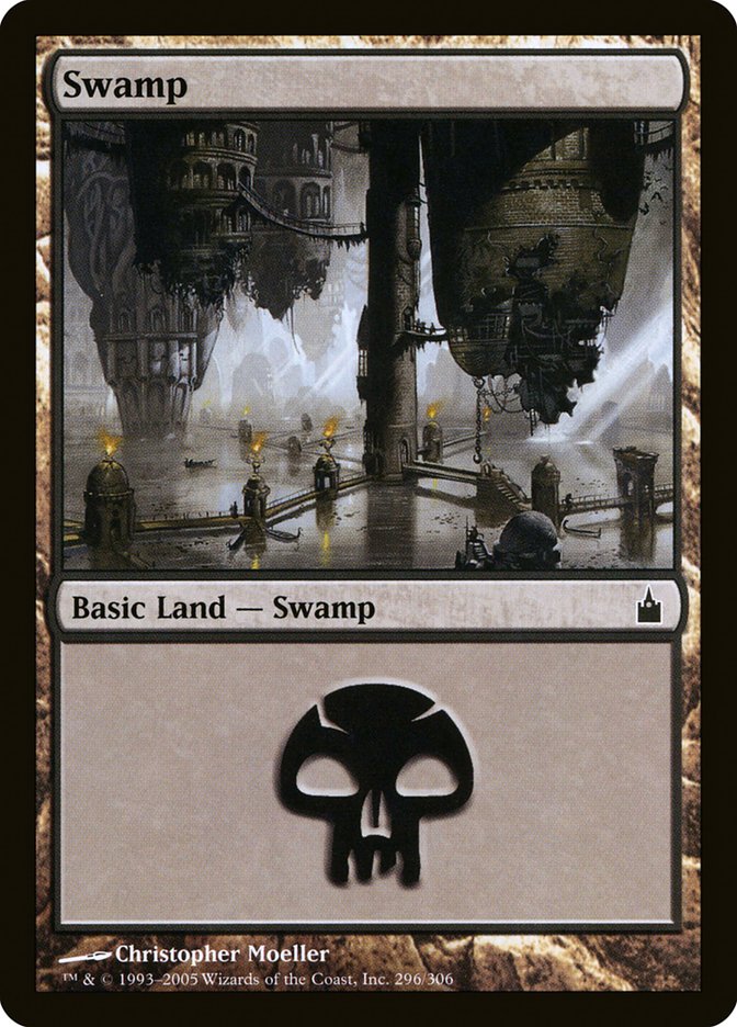 Swamp (296) [Ravnica: City of Guilds] | Game Grid - Logan