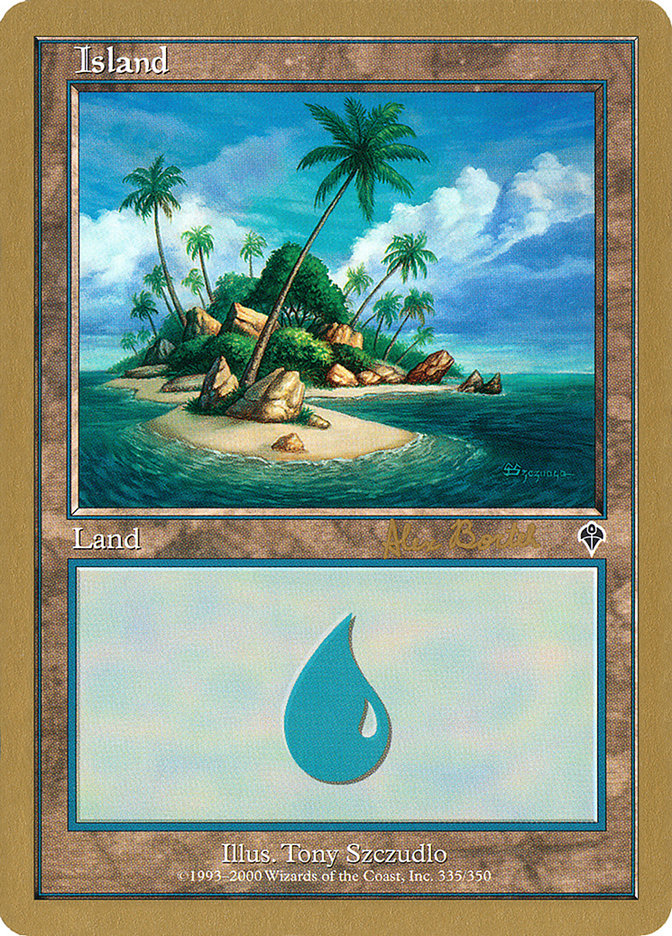 Island (ab335b) (Alex Borteh) [World Championship Decks 2001] | Game Grid - Logan